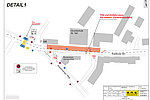 Teilsperrung Koblenzer Straße
