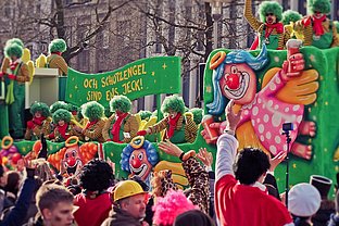 Karnevalsveranstaltungen am ROSENMONTAG im nördlichen Rheinland-Pfalz