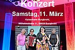 Konzert in der Kaiserhalle Burgbrohl zum Internationalen Frauentag