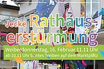 Jecke Rathauserstürmung in Remagen am Weiberdonnerstag