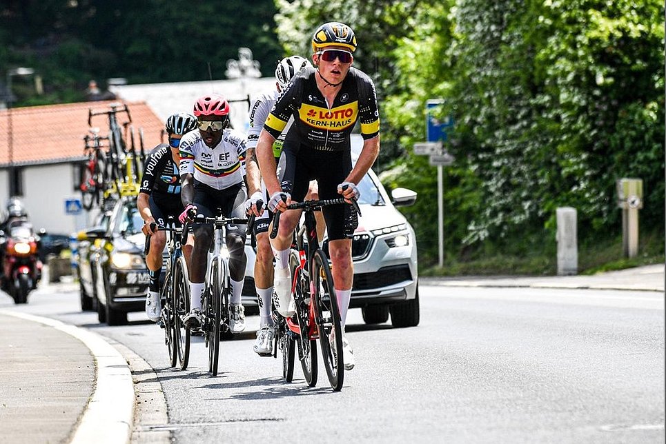 Team Lotto Kern-Haus: Bergtrikot bei der Flèche du Sud und Platz 7 bei „Rund um Köln“ 