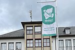 Mayen hisst Flagge gegen den Einsatz von Atomwaffen
