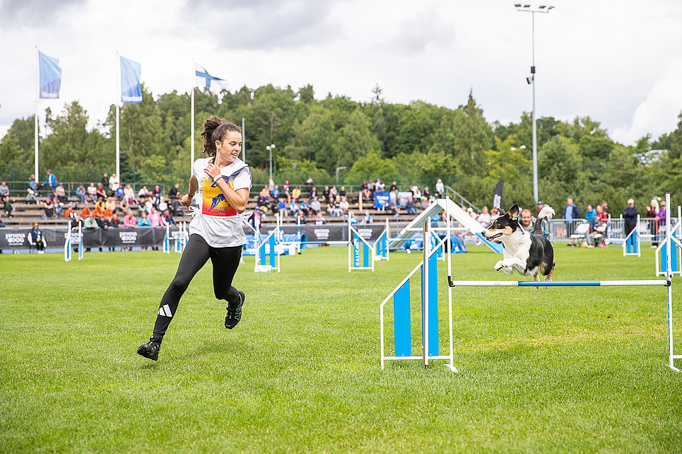 Agility-WM Finnland Leni und Lucy