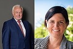 Wolfgang Kubicki und Carina Konrad (beide FDP)