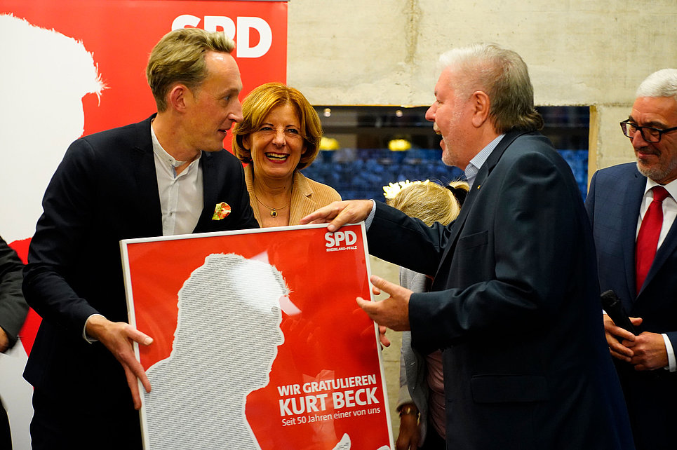 50-jähriges Parteijubiläum von Kurt Beck