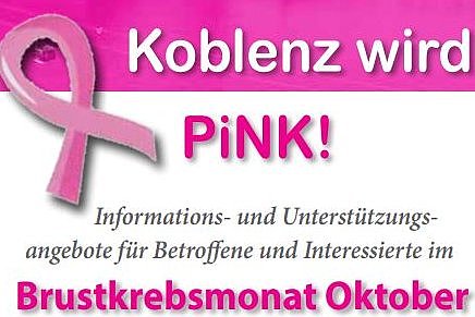 Brustkrebsmonat Oktober Koblenz