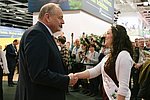 Grüne Woche Berlin: Mülheim-Kärlicher Kirschblütenkönigin Marina I. ist zu Besuch