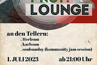 Auf die Öhrchen gibt's einen kunterbunten Mix irgendwo zwischen Rap, Funk, Jazz und Soul. 