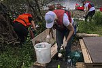 Freiwillige Helfer bei CleanUp