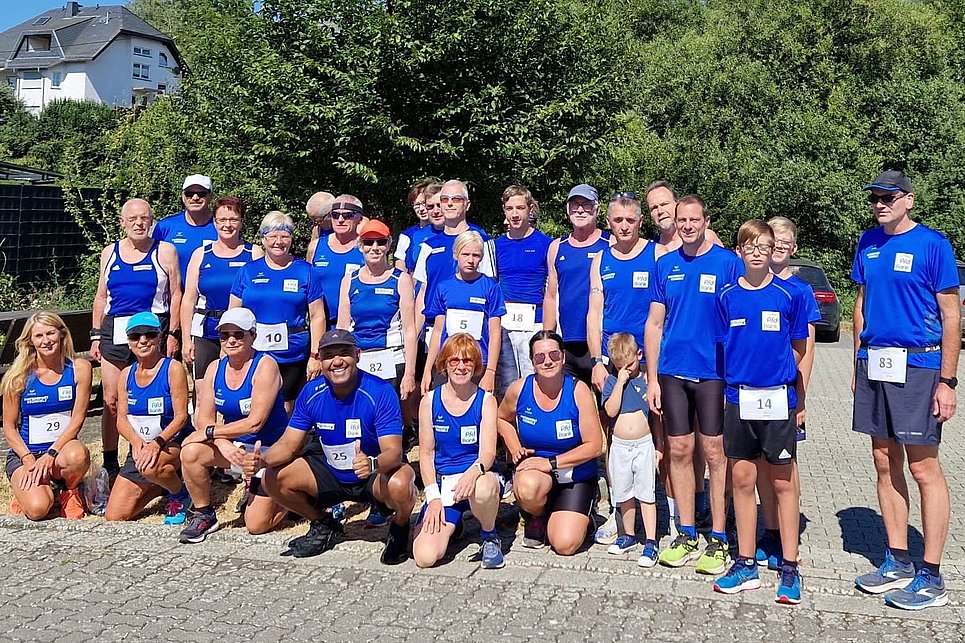 LG Laacher See beim Brohlbachtallauf in Gamlen