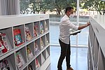 Oberbürgermeister Langner Praktikum Stadtbibliothek