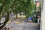 Kranker Baum stürzt auf Haus in Koblenzer Südallee