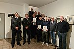 Ehrungen und Beförderungen bei Jahresdienstbesprechung der Löscheinheit Nitztal