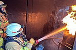 Ernstfalltraining in Mendig: Feuerwehrkräfte stellen sich 650 Grad Celsius