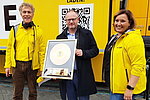 Jan Einig mit goldener Schallplatte