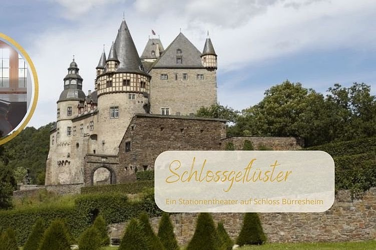 Die beiden Schauspieler nehmen die Besucher mit auf eine spannende Zeitreise durch die Gemächer des Schlosses