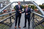 Innenminister Ebeling und Bürgermeister Haseneier
