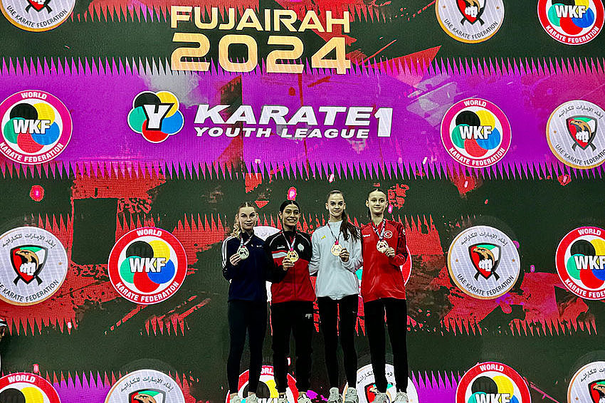 Ili Hellen sichert sich Vize-Champion-Titel bei Karate Youth League in Fujairah
