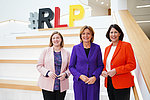 Ministerpräsidentin Malu Dreyer, Ministerin Katharina Binz, Ministerin Daniela Schmitt