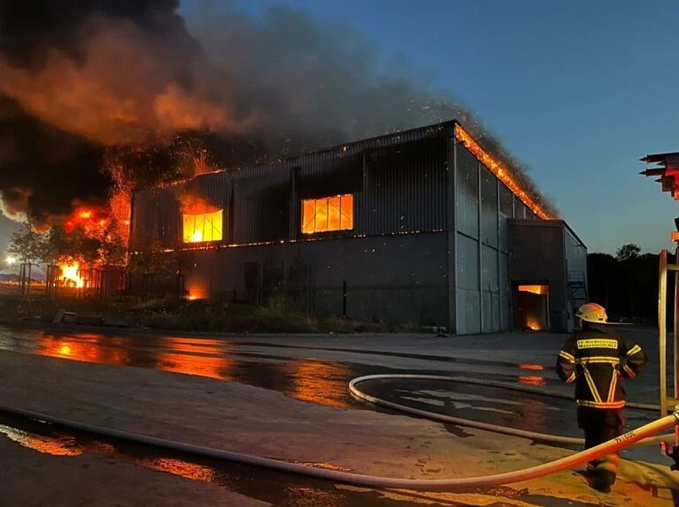 Großbrand Abfallwirtschaftszentrum Niederzissen