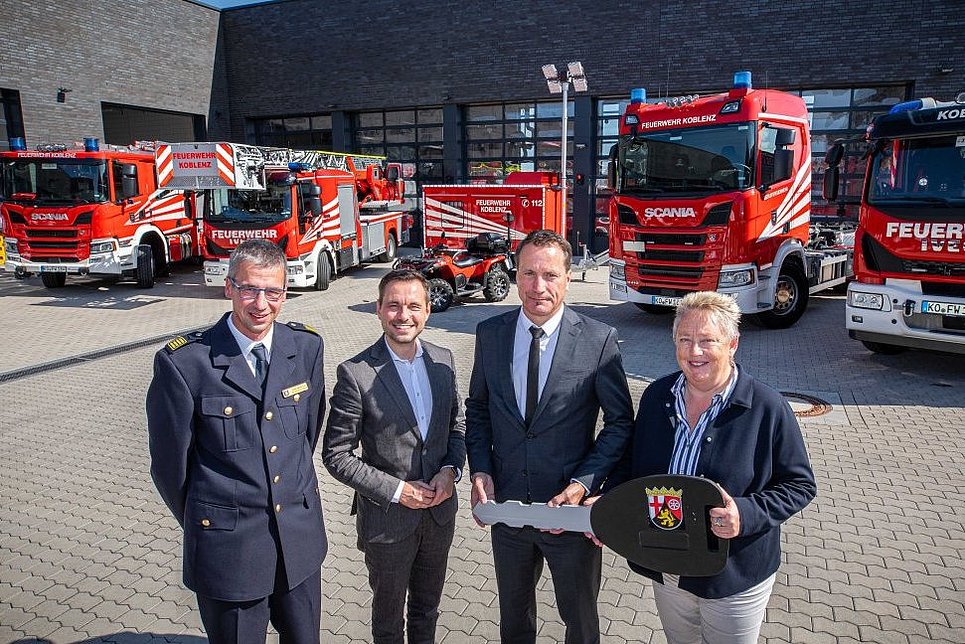 Neue Feuerwache 3 in Bubenheim ergänzt das Mehrwachenkonzept von Koblenz
