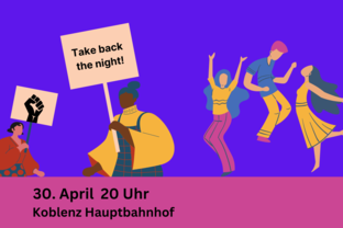 Treffpunkt für die Demonstration ist um 20 Uhr der Hauptbahnhof Koblenz. 