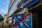 Baustelle sorgt für Fahrbahnänderung