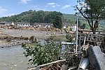 Kreuzberg im Ahrtal eine Woche nach der Flut