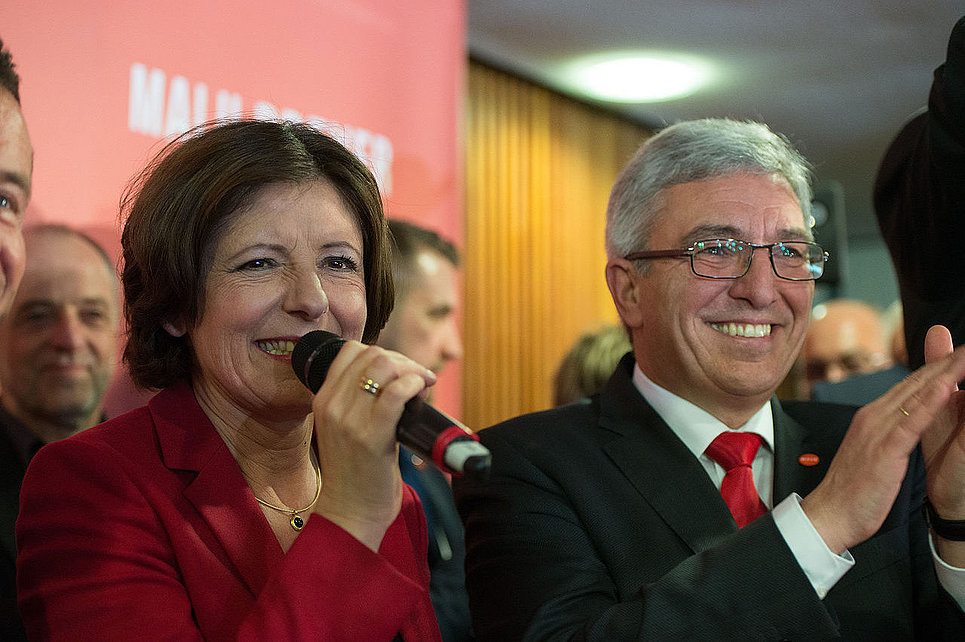 Malu Dreyer und Roger Lewentz