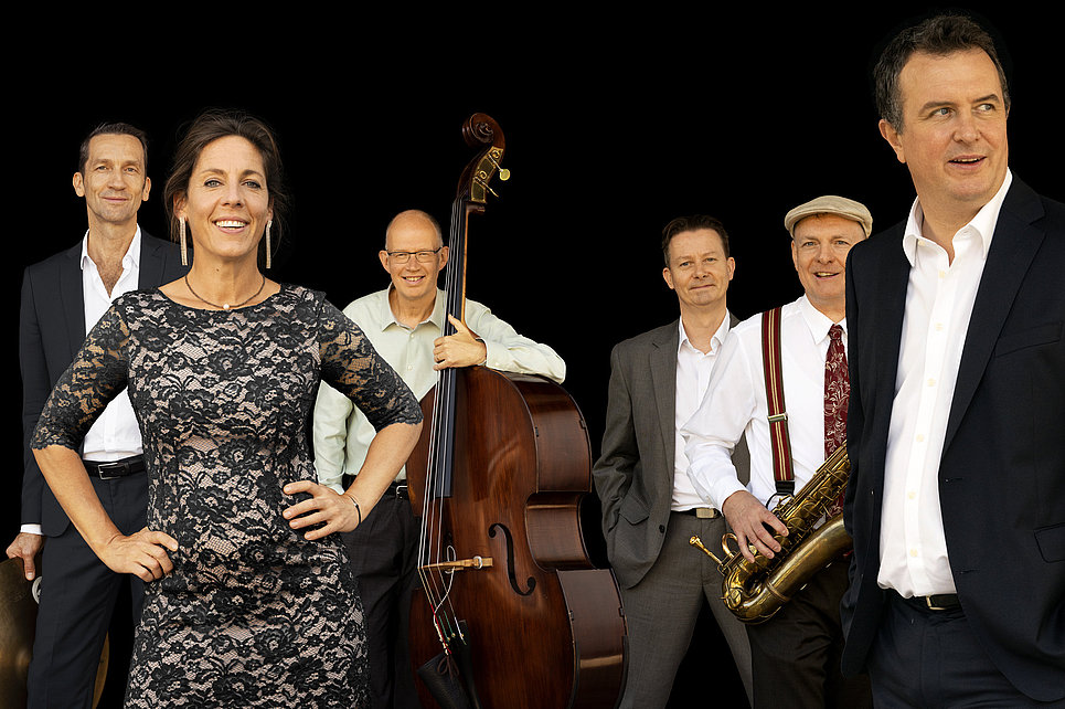 „Because of Swing“ entführen die Zuhörer auf Burg Namedy in das faszinierende und klangvolle Jazz Age. 