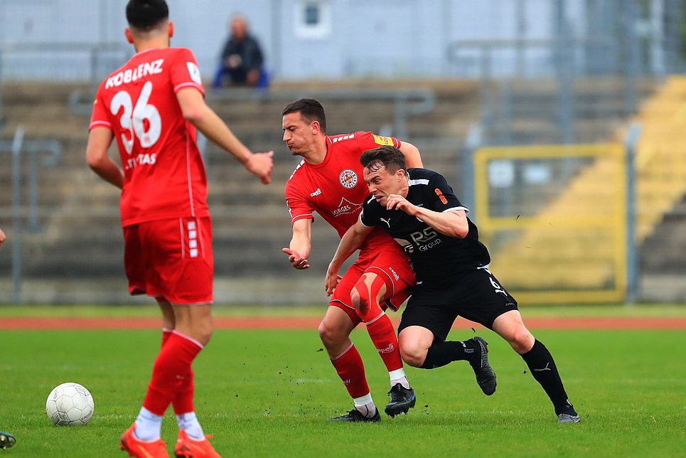 FC Rot-Weiss Koblenz erkämpft ersten Heimsieg des Jahres gegen SG Barockstadt Fulda-Lehnerz