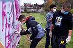 Graffiti in Weißenthurm: Jugendliche gestalten „Wall of fame“