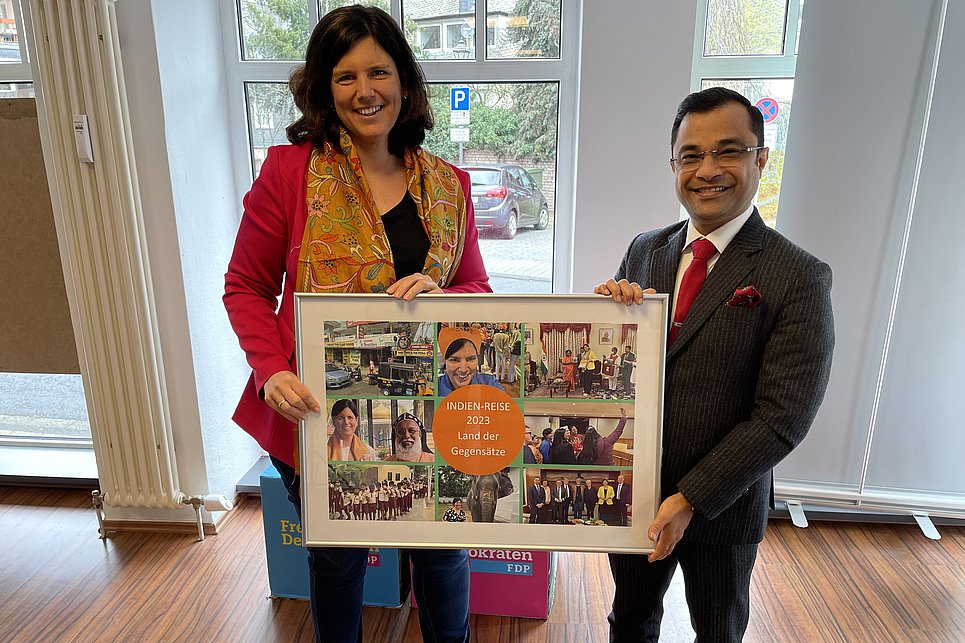 Carina Konrad und Dr. Amit Telang