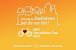 Flyer Fahrradklima-Test 2022