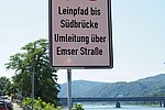 Sperrung zwischen Koblenz und Lahnstein: Bauarbeiten auf dem Leinpfad zwischen