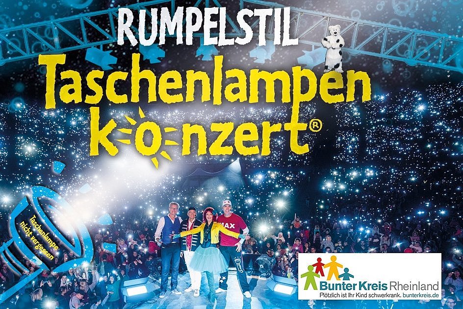 Der Bunte Kreis Rheinland e.V. veranstaltet in Koblenz das beliebte Taschenlampenkonzert bereits zum fünften Mal am Deutschen Eck.