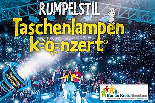 Der Bunte Kreis Rheinland e.V. veranstaltet in Koblenz das beliebte Taschenlampenkonzert bereits zum fünften Mal am Deutschen Eck.