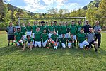 Fußball-Landesauwahl von Menschen mit Behinderung im Trainingslager