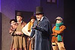 Schauspieler des Musicals auf der Bühne