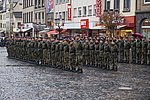 Fluthilfemedaillen für Mayener Bundeswehr auf dem Marktplatz verliehen