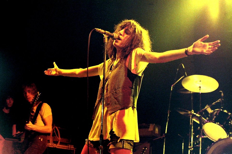 Patti Smith im Rosengarten