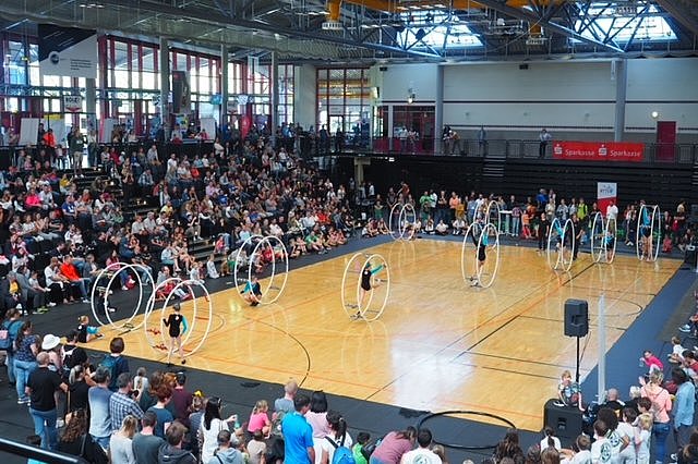 Vielfältiger Sporterlebnistag in der CGM Arena Koblenz