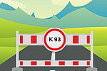 K 93: Fahrbahninstandsetzung bei Kottenheim