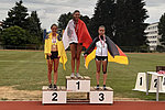 Hannah Stampfl (LG Rhein-Wied) auf dem Podium