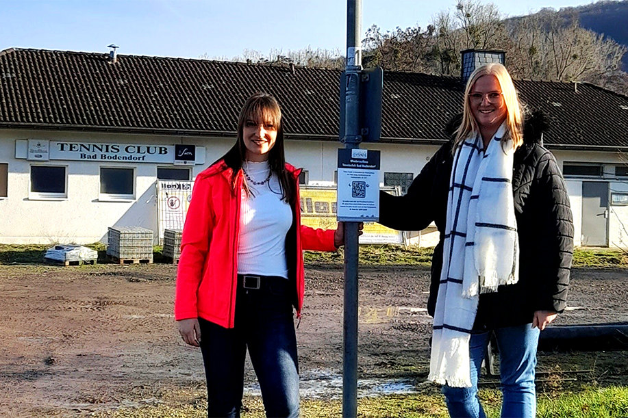 QR-Codes informieren über Wiederaufbauprojekte im Ahrtal