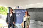 Anne Glück und Jörg Schäfer (IHK Koblenz)