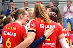 Zwischenfazit nach dem Trainingsspiel gegen LiB Aachen: Die Deichsstadtvolleys dürfen mit dem erreichten Vorbereitungsstand zufrieden sein. (Foto Luna Mach)