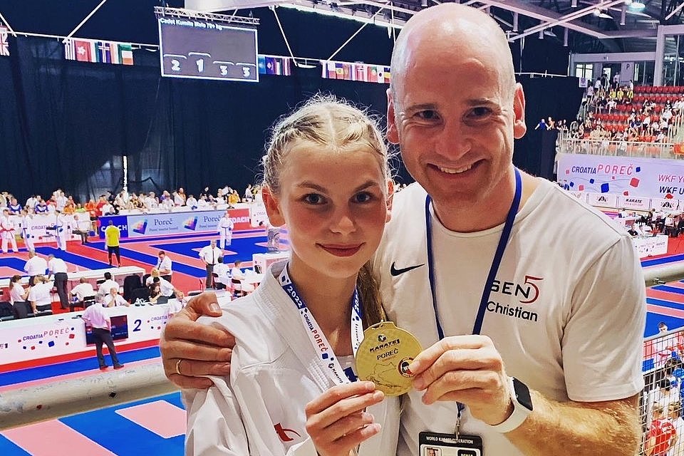 Ili Hellen und Christian Grüner (Sen5 Karate Mayen)