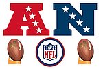 Die Logos von AFC, NFC und NFL