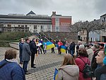 „Zusammenstehen für Frieden“ - Gedenkveranstaltung für den Ukrainekrieg in der VG Weißenthurm